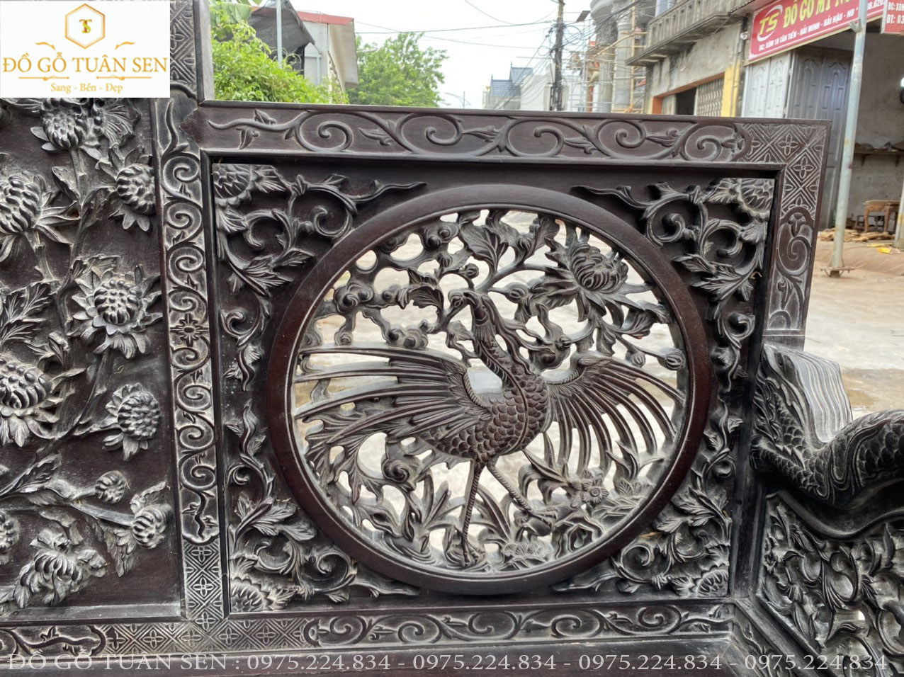 Hình ảnh Bộ bàn ghế trường kỷ huế dáng đẹp nhất hiện nay 